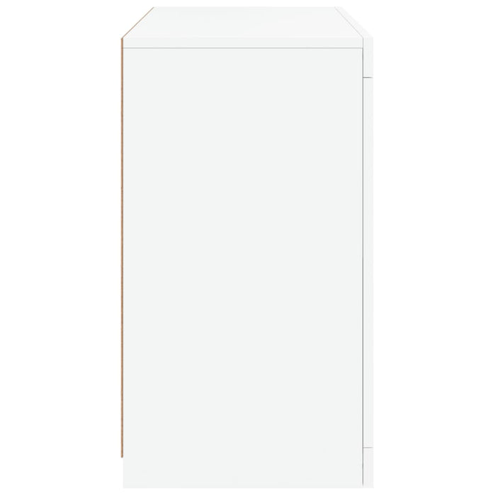 Servantă cu lumini LED, alb, 60,5x37x67 cm - WALTI WALTI