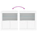 Servantă cu lumini LED, alb, 60,5x37x67 cm - WALTI WALTI