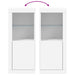 Servantă cu lumini LED, alb, 41x37x100 cm - WALTI WALTI