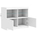 Servantă cu lumini LED, alb, 81x37x67 cm - WALTI WALTI
