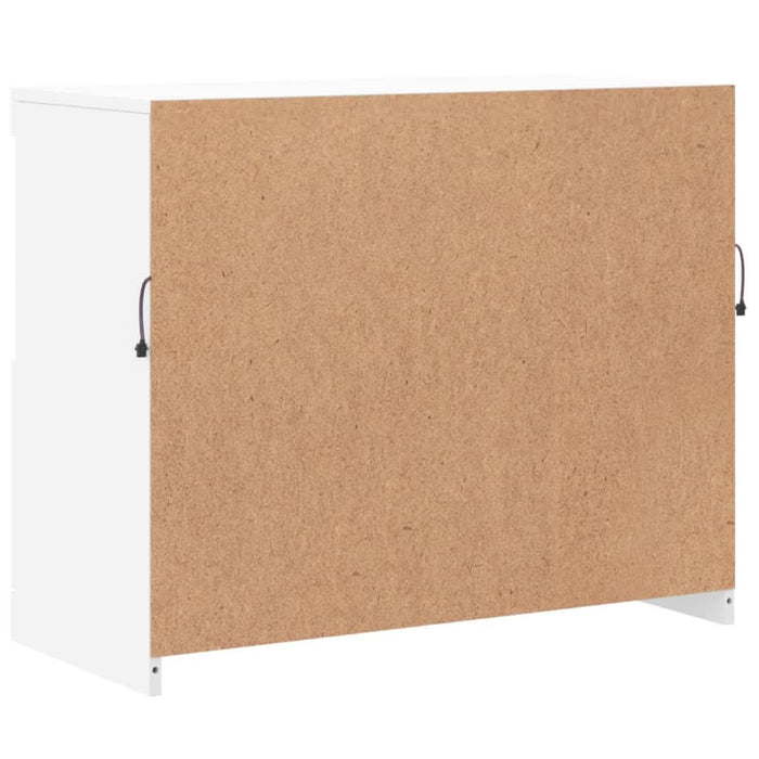 Servantă cu lumini LED, alb, 81x37x67 cm - WALTI WALTI