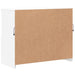 Servantă cu lumini LED, alb, 81x37x67 cm - WALTI WALTI