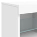 Servantă cu lumini LED, alb, 81x37x67 cm - WALTI WALTI