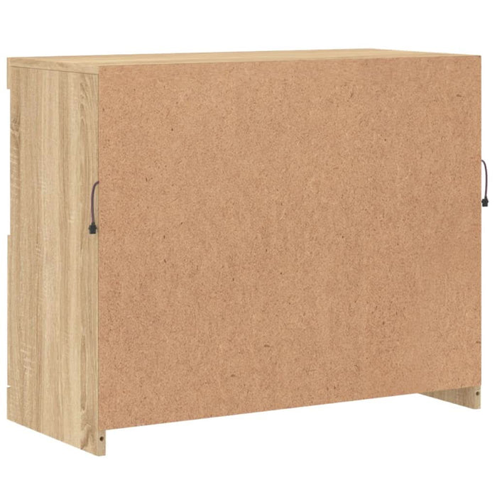Servantă cu lumini LED, stejar sonoma, 81x37x67 cm - WALTI WALTI