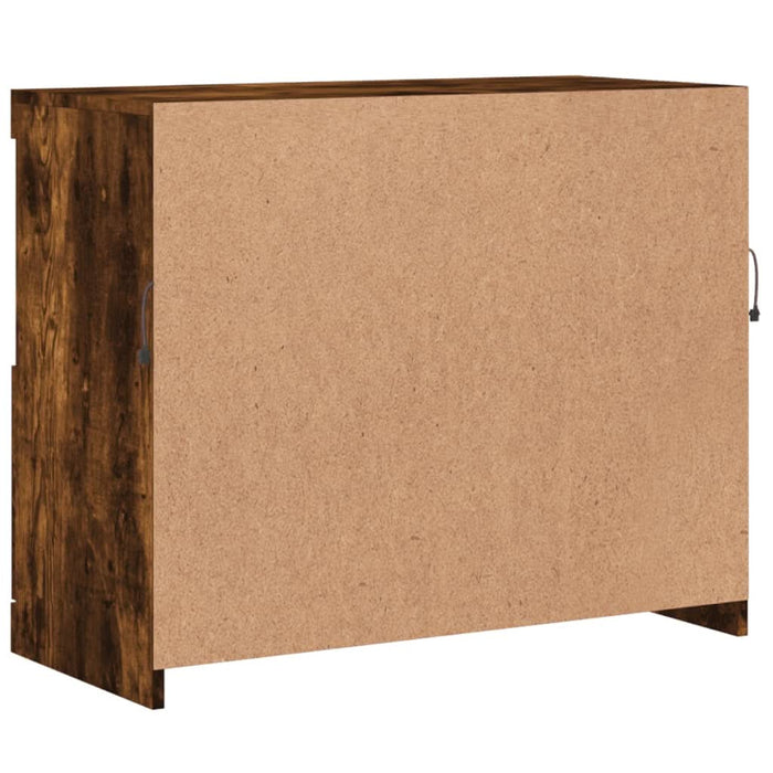 Servantă cu lumini LED, stejar fumuriu, 81x37x67 cm - WALTI WALTI