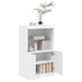 Servantă cu lumini LED, alb, 60,5x37x100 cm - WALTI WALTI