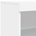Servantă cu lumini LED, alb, 60,5x37x100 cm - WALTI WALTI