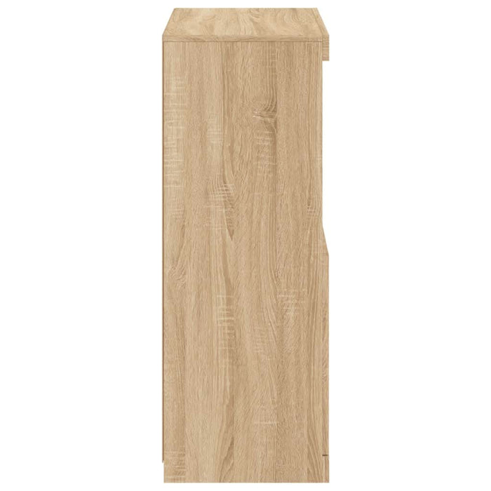 Servantă cu lumini LED, stejar sonoma, 60,5x37x100 cm - WALTI WALTI