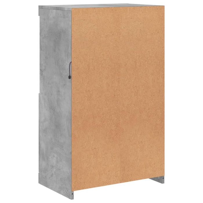 Servantă cu lumini LED, gri beton, 60,5x37x100 cm - WALTI WALTI