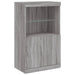 Servantă cu lumini LED, gri sonoma, 60,5x37x100 cm - WALTI WALTI