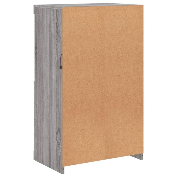 Servantă cu lumini LED, gri sonoma, 60,5x37x100 cm - WALTI WALTI