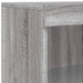 Servantă cu lumini LED, gri sonoma, 60,5x37x100 cm - WALTI WALTI