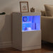 Servantă cu lumini LED, alb, 41x37x67 cm - WALTI WALTI