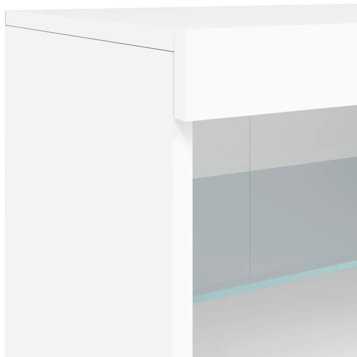 Servantă cu lumini LED, alb, 41x37x67 cm - WALTI WALTI