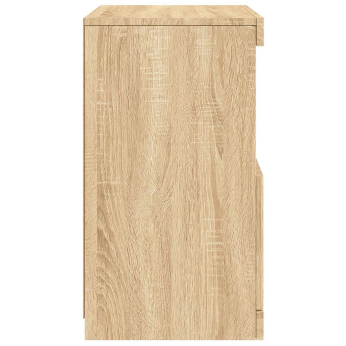 Servantă cu lumini LED, stejar sonoma, 41x37x67 cm - WALTI WALTI