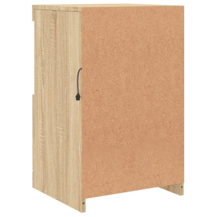 Servantă cu lumini LED, stejar sonoma, 41x37x67 cm - WALTI WALTI