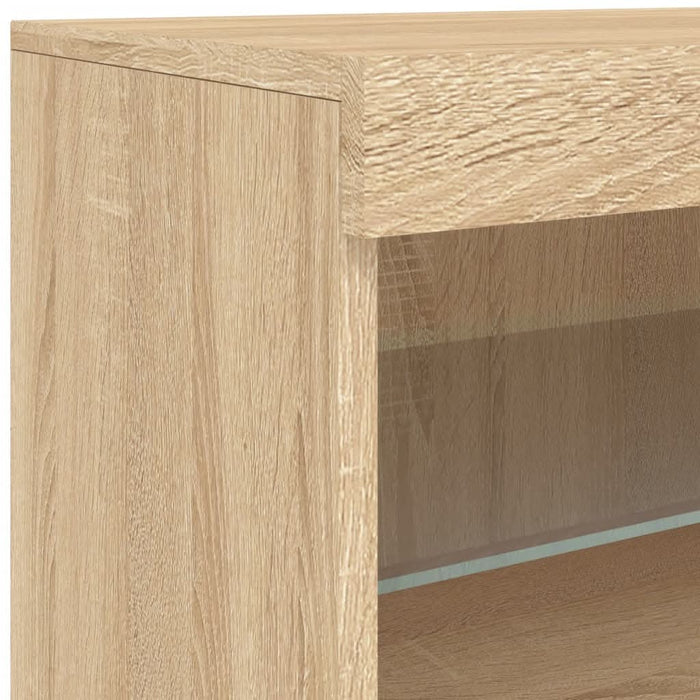 Servantă cu lumini LED, stejar sonoma, 41x37x67 cm - WALTI WALTI