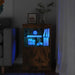Servantă cu lumini LED, stejar fumuriu, 41x37x67 cm - WALTI WALTI