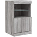 Servantă cu lumini LED, gri sonoma, 41x37x67 cm - WALTI WALTI