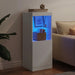 Servantă cu lumini LED, alb, 41x37x100 cm - WALTI WALTI