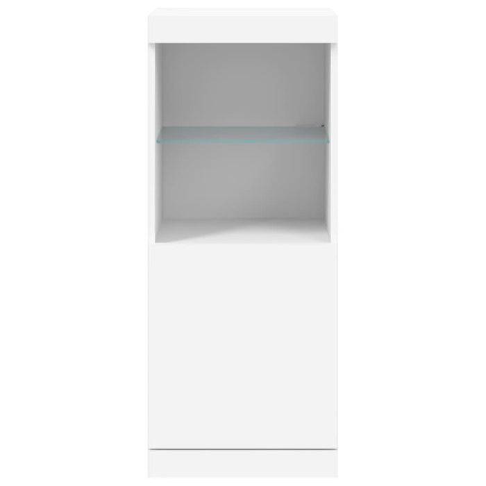 Servantă cu lumini LED, alb, 41x37x100 cm - WALTI WALTI