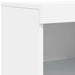 Servantă cu lumini LED, alb, 41x37x100 cm - WALTI WALTI