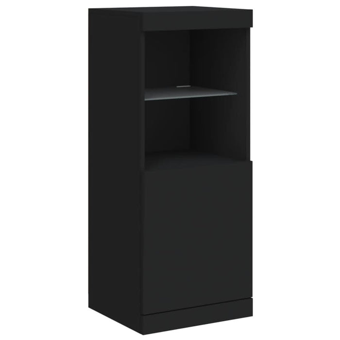 Servantă cu lumini LED, negru, 41x37x100 cm - WALTI WALTI