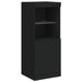 Servantă cu lumini LED, negru, 41x37x100 cm - WALTI WALTI
