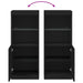 Servantă cu lumini LED, negru, 41x37x100 cm - WALTI WALTI