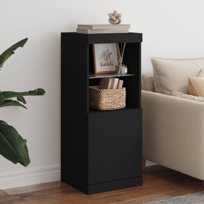 Servantă cu lumini LED, negru, 41x37x100 cm - WALTI WALTI
