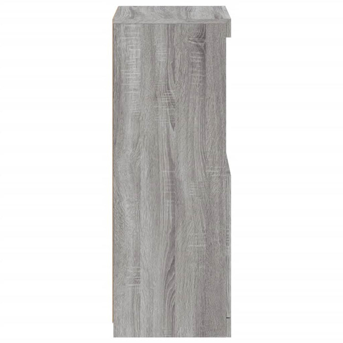 Servantă cu lumini LED, gri sonoma, 41x37x100 cm - WALTI WALTI