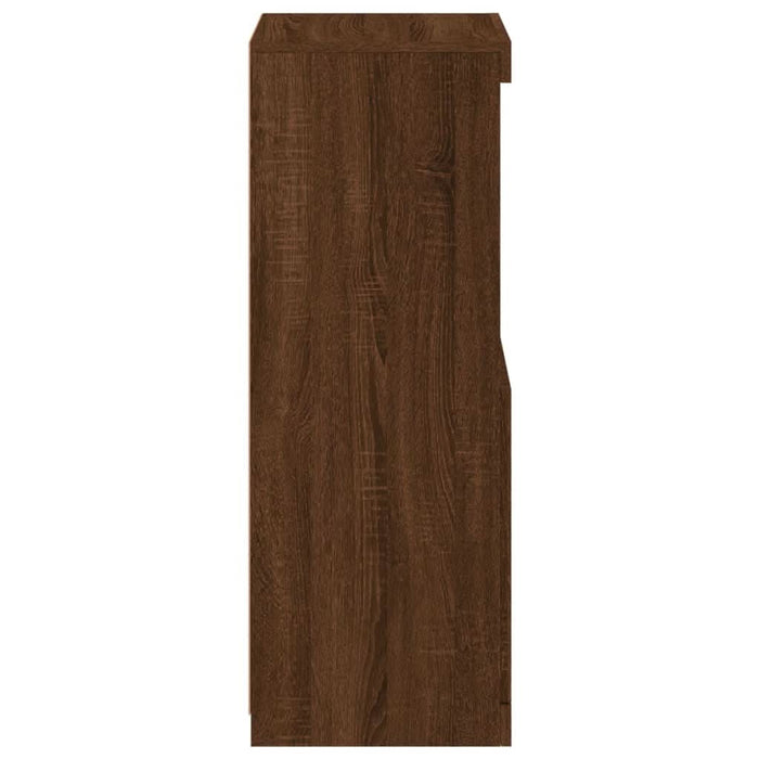 Servantă cu lumini LED, stejar maro, 41x37x100 cm - WALTI WALTI
