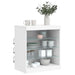 Servantă cu lumini LED, alb, 60,5x37x67 cm - WALTI WALTI