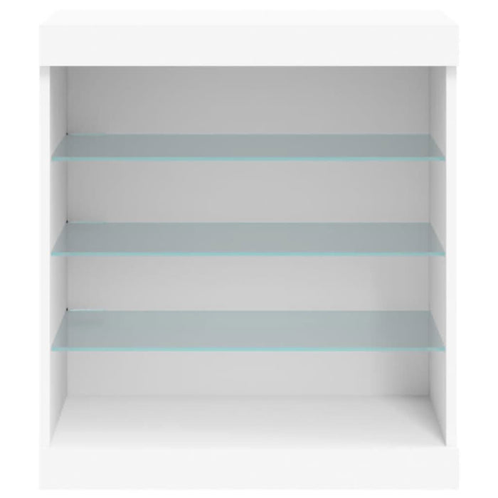 Servantă cu lumini LED, alb, 60,5x37x67 cm - WALTI WALTI