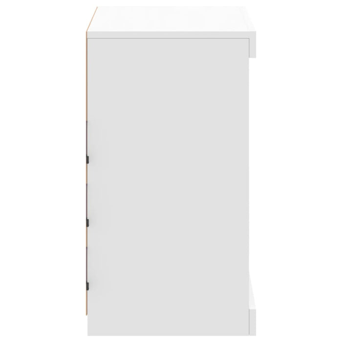 Servantă cu lumini LED, alb, 60,5x37x67 cm - WALTI WALTI