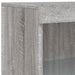 Servantă cu lumini LED, gri sonoma, 60,5x37x100 cm - WALTI WALTI