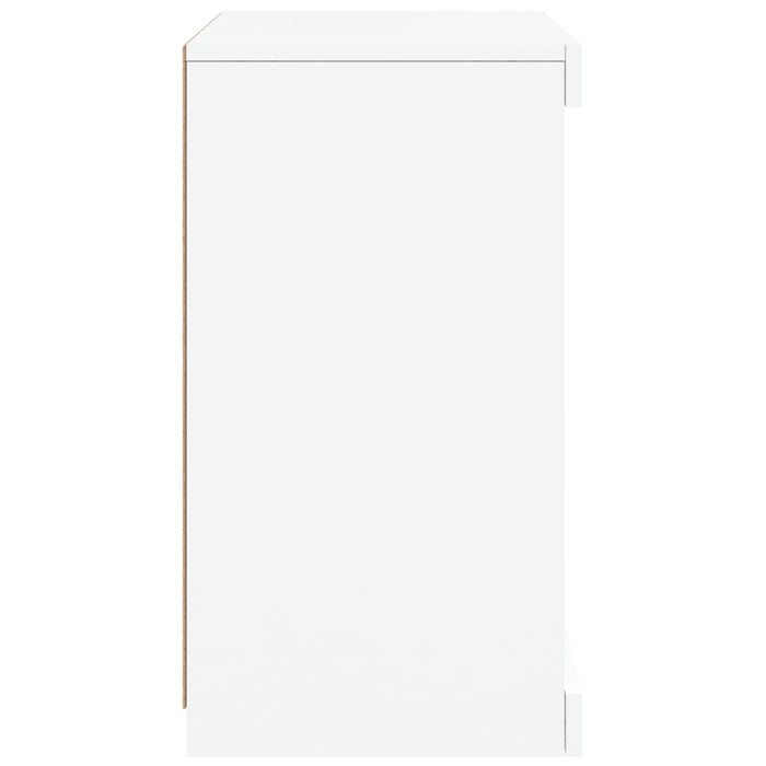 Servantă cu lumini LED, alb, 41x37x67 cm - WALTI WALTI
