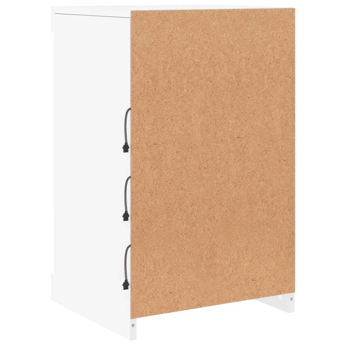 Servantă cu lumini LED, alb, 41x37x67 cm - WALTI WALTI