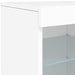 Servantă cu lumini LED, alb, 41x37x67 cm - WALTI WALTI