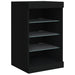 Servantă cu lumini LED, negru, 41x37x67 cm - WALTI WALTI