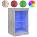 Servantă cu lumini LED, gri beton, 41x37x67 cm - WALTI WALTI