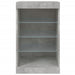 Servantă cu lumini LED, gri beton, 41x37x67 cm - WALTI WALTI