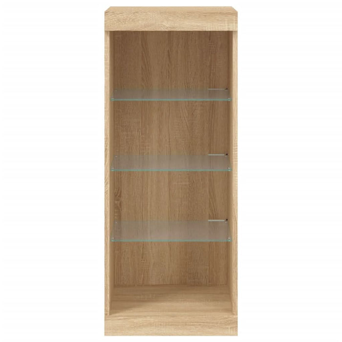 Servantă cu lumini LED, stejar sonoma, 41x37x100 cm - WALTI WALTI