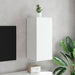 Comodă TV de perete cu lumini LED, alb, 30,5x35x70 cm - WALTI WALTI