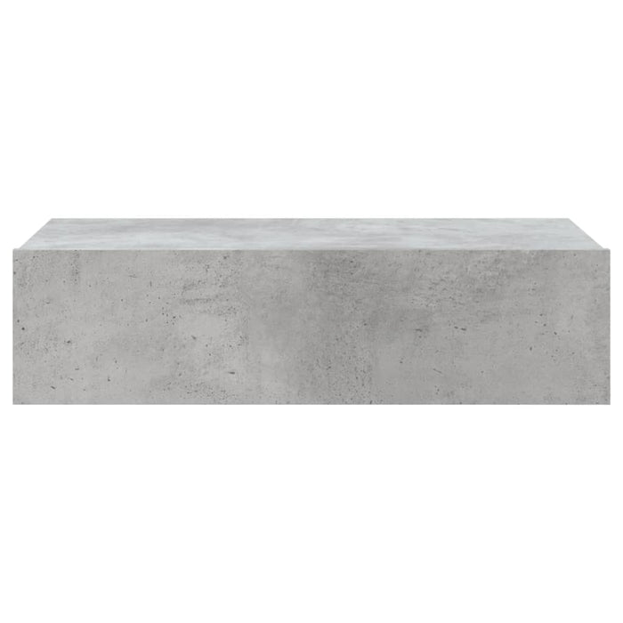 Comodă TV cu lumini LED, gri beton, 60x35x15,5 cm - WALTI WALTI