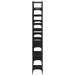 Bibliotecă, negru, 155,5x24x166,5 cm, lemn prelucrat - WALTI WALTI