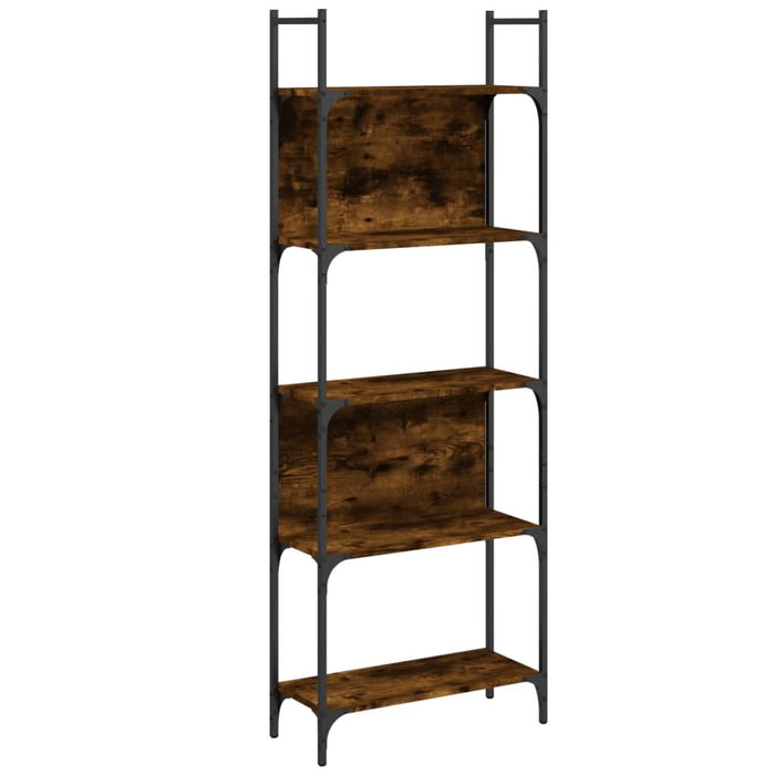 Bibliotecă 5 niveluri, stejar fumuriu, 60,5x24x166,5 cm - WALTI WALTI