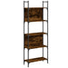 Bibliotecă 5 niveluri, stejar fumuriu, 60,5x24x166,5 cm - WALTI WALTI