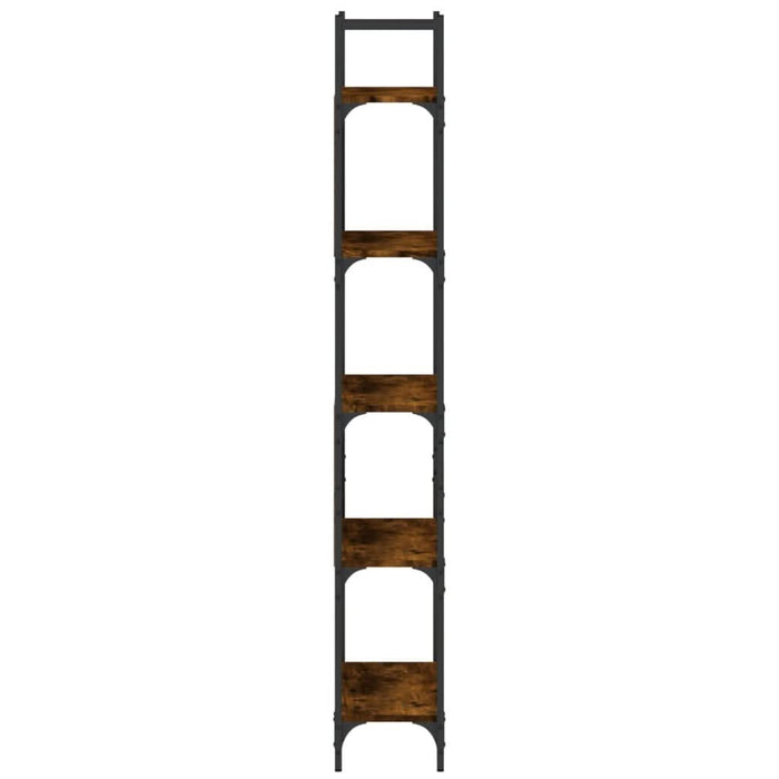 Bibliotecă 5 niveluri, stejar fumuriu, 60,5x24x166,5 cm - WALTI WALTI