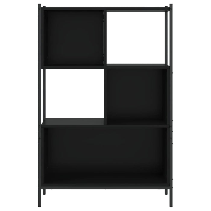 Bibliotecă, negru, 72x28x109 cm, lemn prelucrat - WALTI WALTI